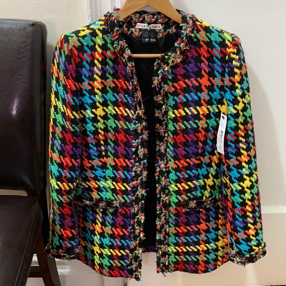 Alice + Olivia multicolored blazer